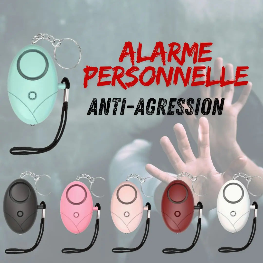 Alarme personnelle anti agression femme rond uni EURO10
