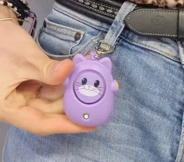 Alarme personnelle de sécurité chat porté pantalon accroché