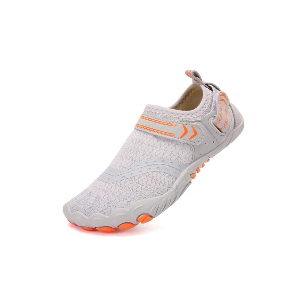 Chaussures_aquatique_gris_et_orange_scratch