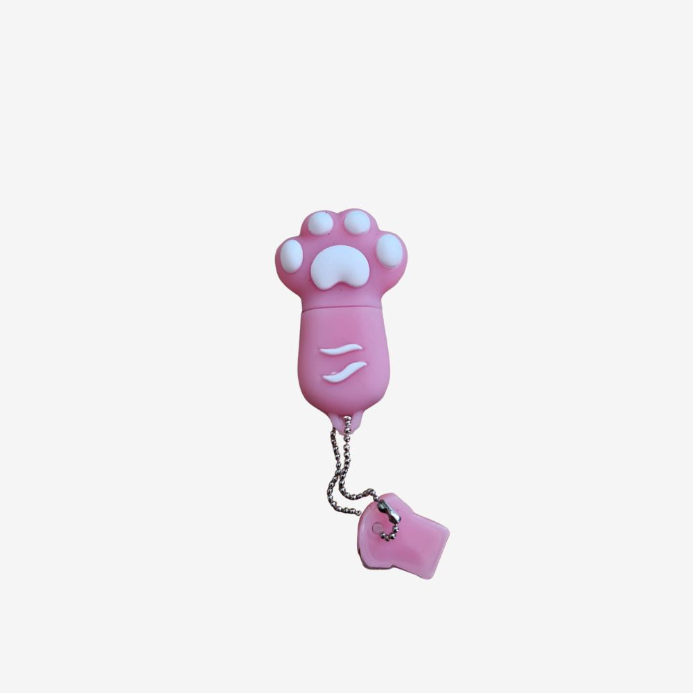 Cle_USB_animaux_patte_de_chat_rose