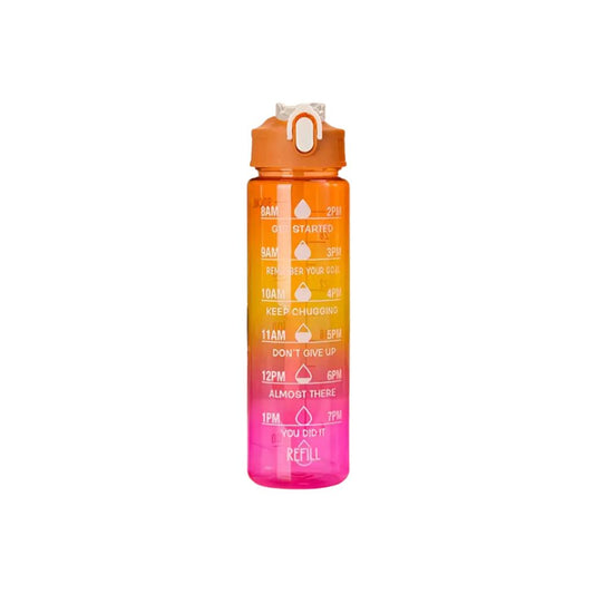 Gourdes motivation transparente - AQUABOOST - 750 mL EURO10 STORE