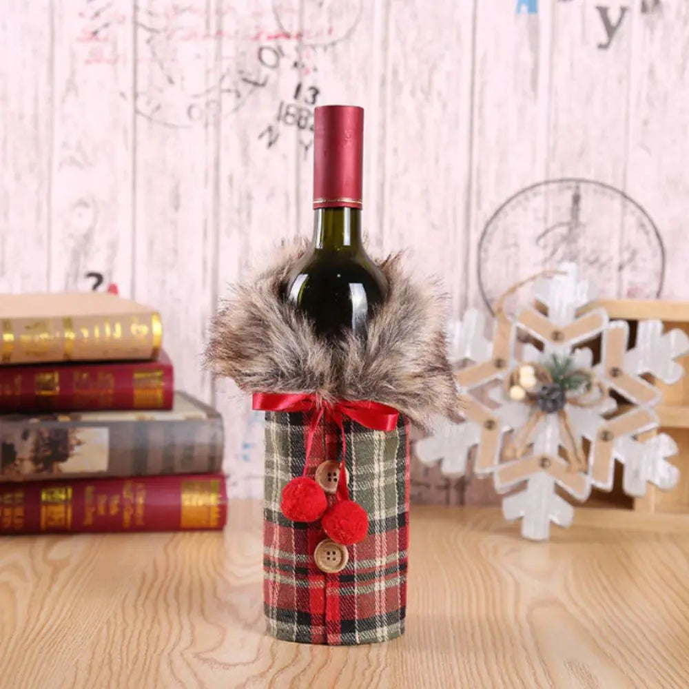 Housse_bouteille_de_vin_carreau_rouge