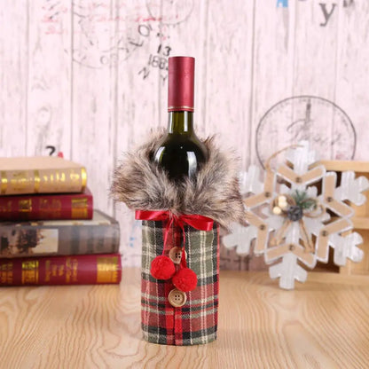 Housse_bouteille_de_vin_carreau_rouge