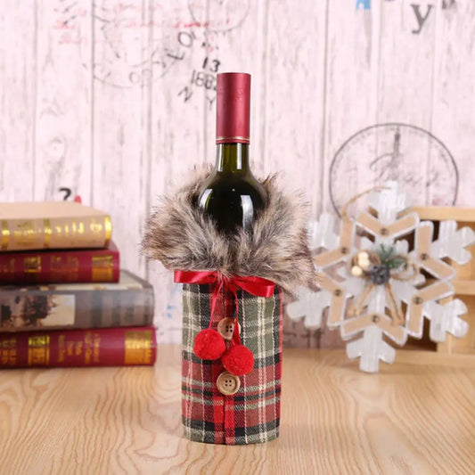 Housse_bouteille_de_vin_carreau_rouge