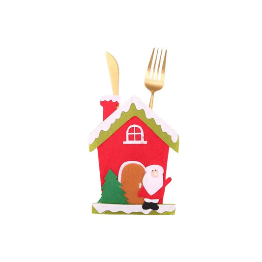 Housse_de_couverts_maison_rouge_et_verte_avec_fourchette_et_couteau_dedans